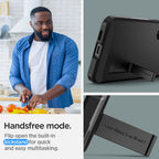 Spigen Tough Armor dėklas Samsung Galaxy S24 – juodas