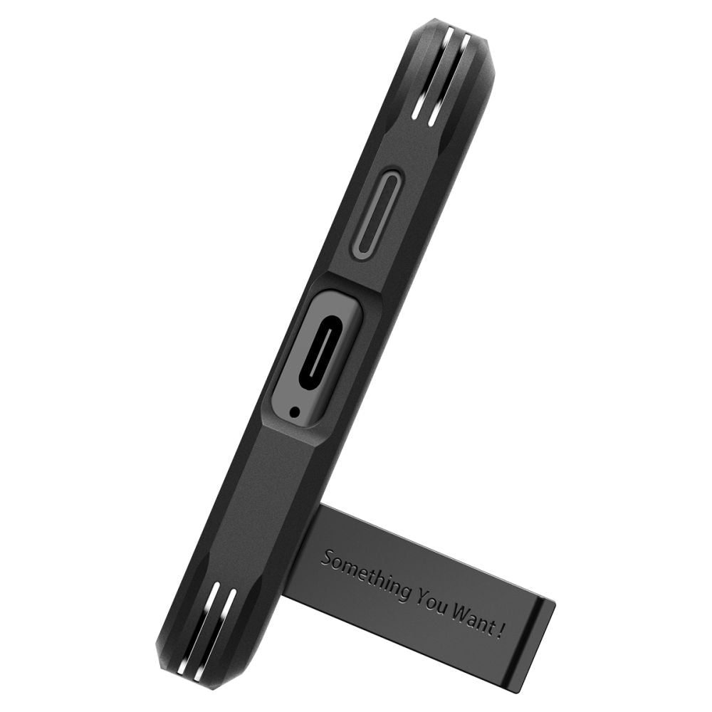 Spigen Tough Armor dėklas Samsung Galaxy S24 – juodas