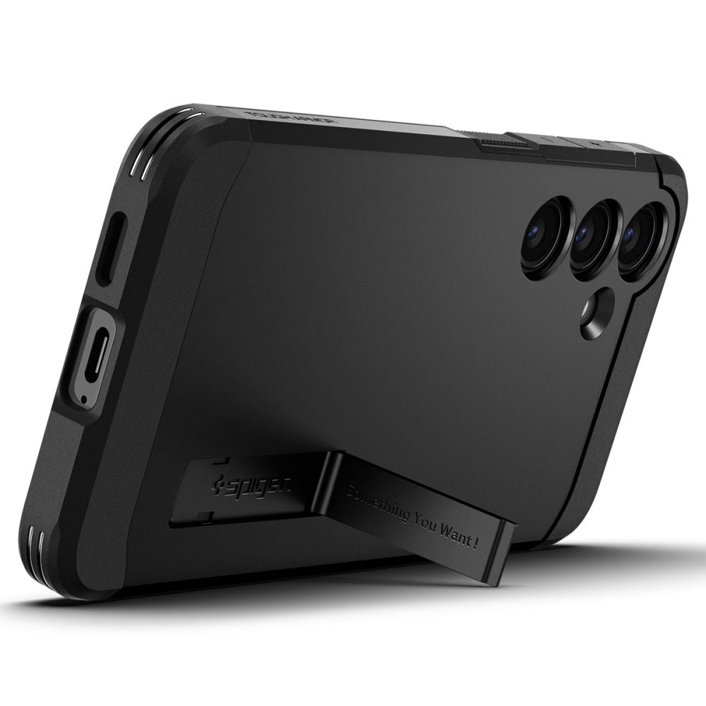 Spigen Tough Armor dėklas Samsung Galaxy S24 – juodas