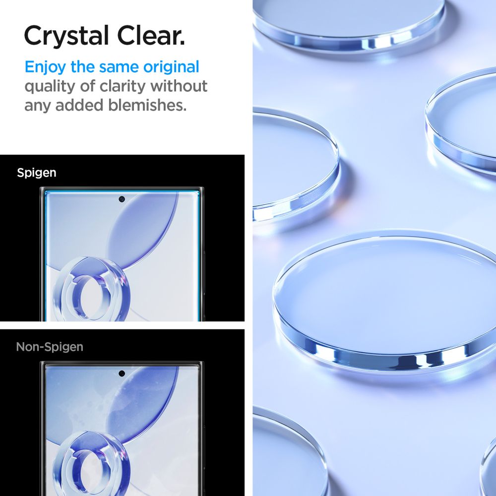 Spigen Glas TR EZ Fit stiklas Galaxy S24 Ultra (2 vnt.)