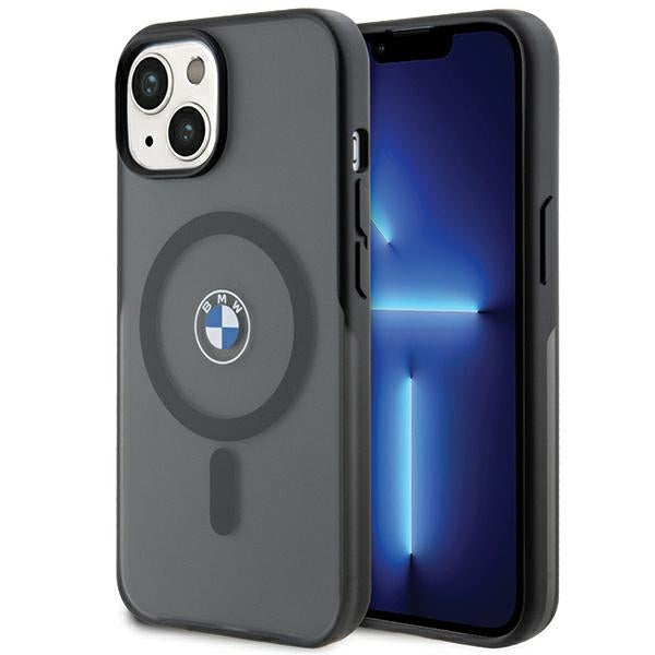 BMW MagSafe dėklas iPhone 15 Plus / 14 Plus – juodas