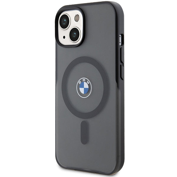 BMW MagSafe dėklas iPhone 15 Plus / 14 Plus – juodas
