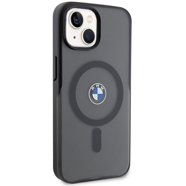 BMW MagSafe dėklas iPhone 15 Plus / 14 Plus – juodas