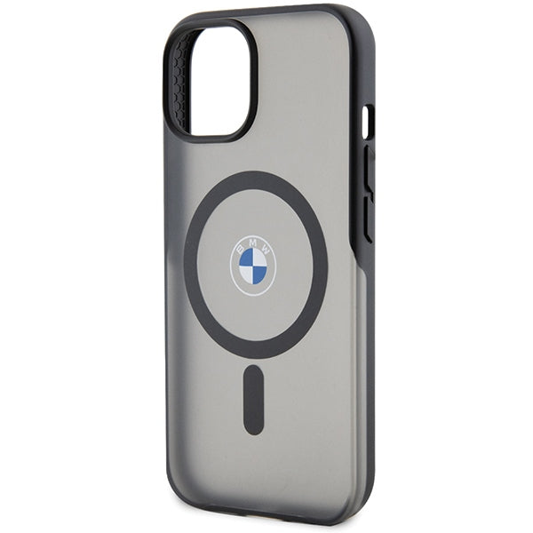 BMW MagSafe dėklas iPhone 15 Plus / 14 Plus – juodas