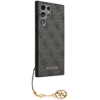 Guess 4G Charms dėklas Samsung Galaxy S24 Ultra – juodas -- Samsung Galaxy S24 Ultra