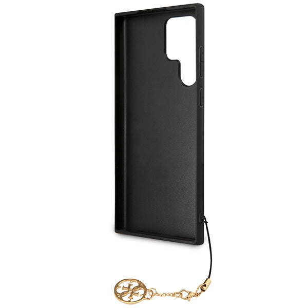 Guess 4G Charms dėklas Samsung Galaxy S24 Ultra – juodas -- Samsung Galaxy S24 Ultra