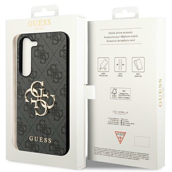 Guess 4G dėklas Samsung Galaxy S24+ – juodas
