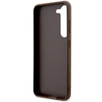 Guess 4G Stripe dėklas Samsung Galaxy S24+ – rudas