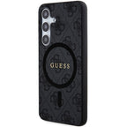 Guess MagSafe dėklas Samsung Galaxy S24 – juodas