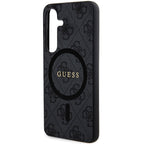 Guess MagSafe dėklas Samsung Galaxy S24 – juodas