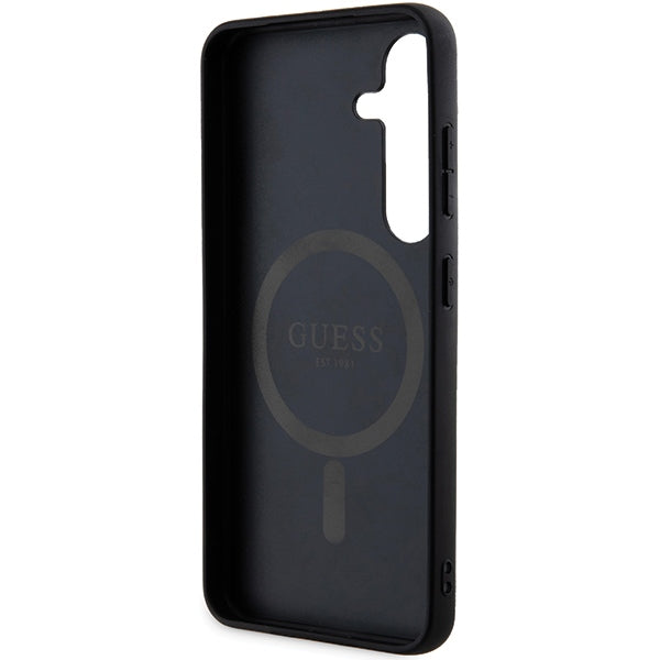 Guess MagSafe dėklas Samsung Galaxy S24 – juodas