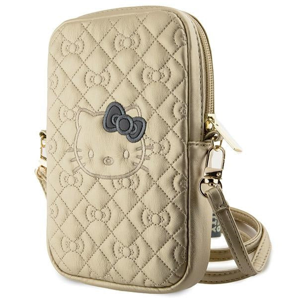 Hello Kitty Quilted Bows Strap krepšys - auksinė -- Uncategorized
