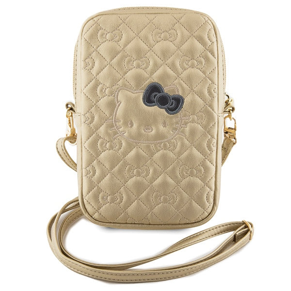 Hello Kitty Quilted Bows Strap krepšys - auksinė -- Uncategorized