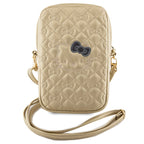 Hello Kitty Quilted Bows Strap krepšys - auksinė -- Uncategorized