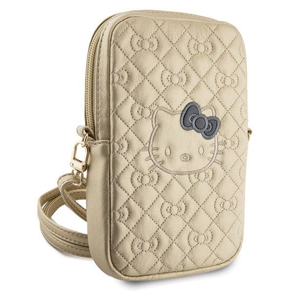 Hello Kitty Quilted Bows Strap krepšys - auksinė -- Uncategorized