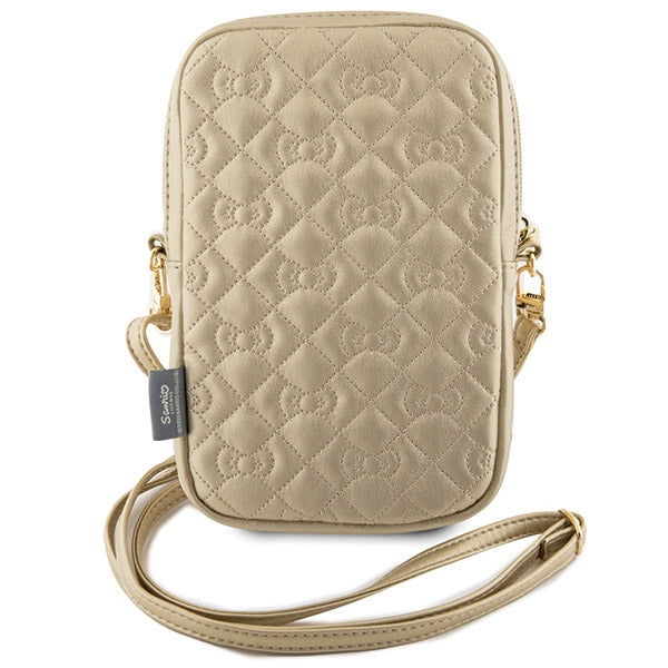 Hello Kitty Quilted Bows Strap krepšys - auksinė -- Uncategorized