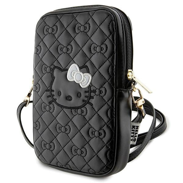 Hello Kitty Quilted Bows Strap krepšys - juoda -- Uncategorized