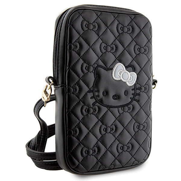 Hello Kitty Quilted Bows Strap krepšys - juoda -- Uncategorized