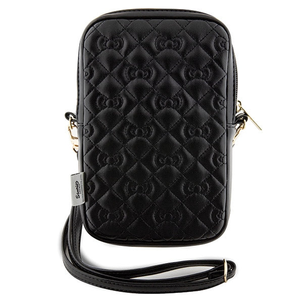 Hello Kitty Quilted Bows Strap krepšys - juoda -- Uncategorized
