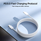 Joyroom Ben Series S-A45 USB-C / USB-C 60W laidas 1 m - baltas