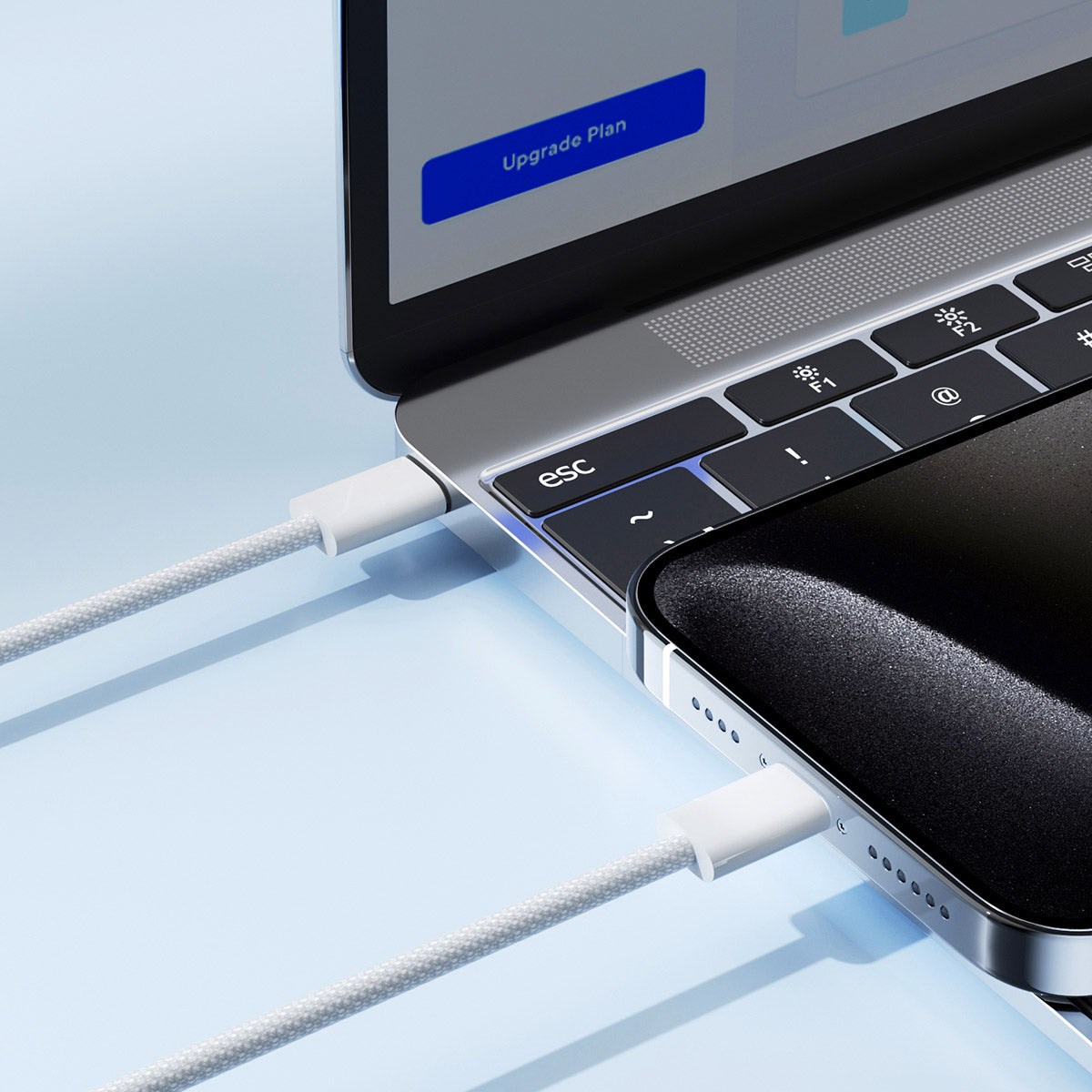 Joyroom Ben Series S-A45 USB-C / USB-C 60W laidas 1 m - baltas