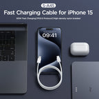 Joyroom Ben Series S-A45 USB-C / USB-C 60W laidas 1 m - baltas
