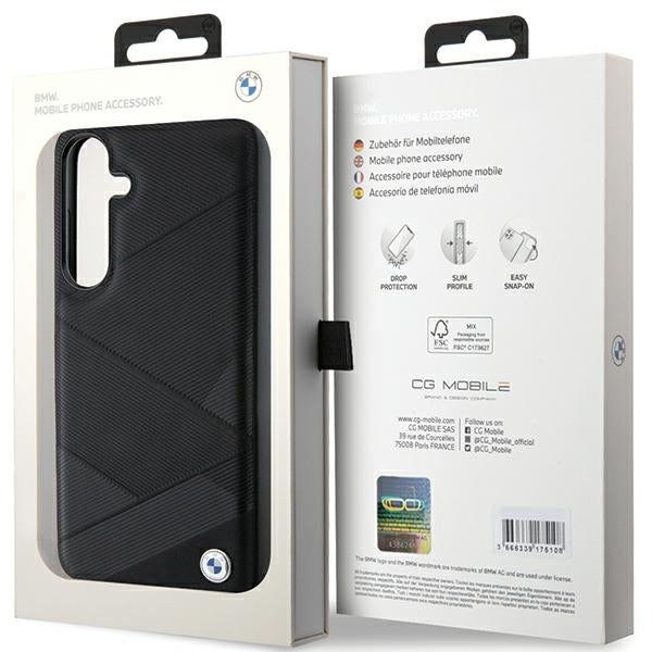 BMW odinis dėklas Samsung Galaxy S24+ – juodas -- Samsung Galaxy S24+