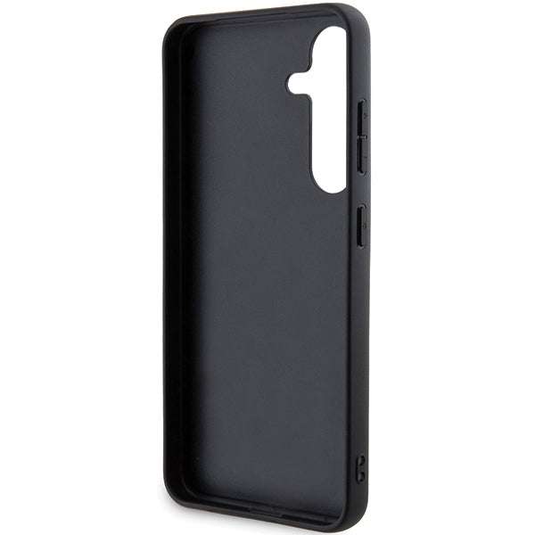 BMW Leather Carbon dėklas Samsung Galaxy S24 – juodas -- Samsung Galaxy S24