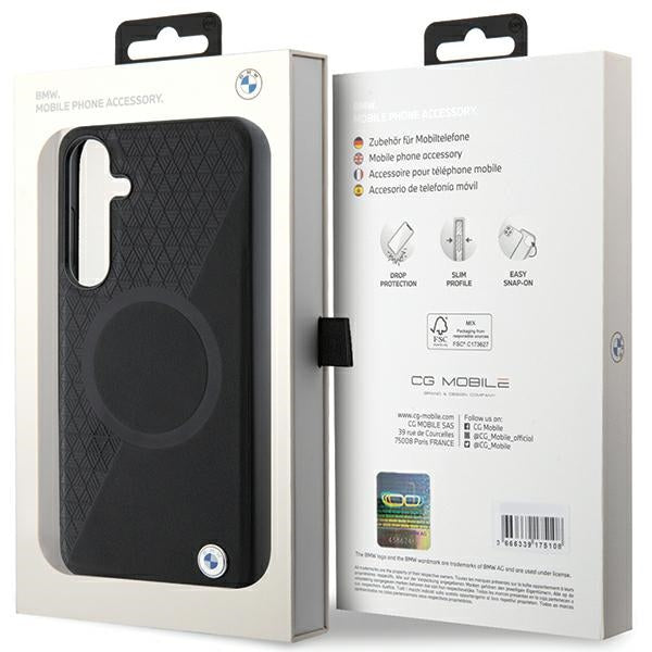 BMW odinis MagSafe dėklas Samsung Galaxy S24+ – juodas