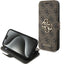 Guess 4G Metal Logo dėklas iPhone 15 Pro – rudas