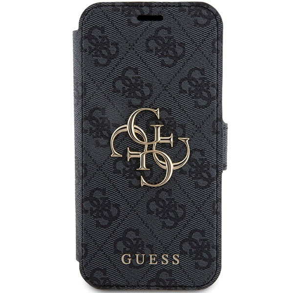 Guess 4G Big Metal Logo dėklas iPhone 15 Pro – pilkas
