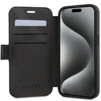 Guess 4G Big Metal Logo dėklas iPhone 15 Pro – pilkas