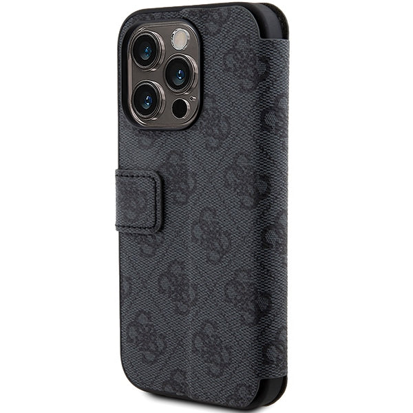 Guess 4G Big Metal Logo dėklas iPhone 15 Pro – pilkas