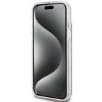 Guess dėklas iPhone 15 Plus/14 Plus – rudas
