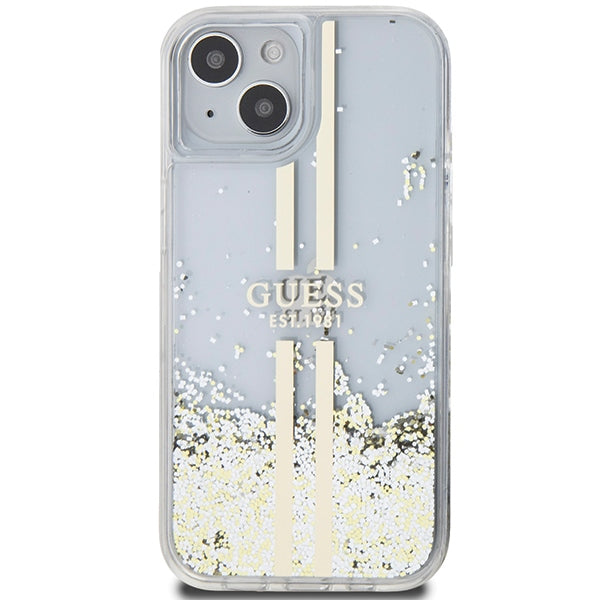 Guess dėklas iPhone 15 Plus / 14 Plus – skaidrus