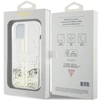 Guess dėklas iPhone 15 Plus / 14 Plus – skaidrus