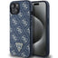 Guess 4G dėklas iPhone 15 Plus / 14 Plus – mėlynas