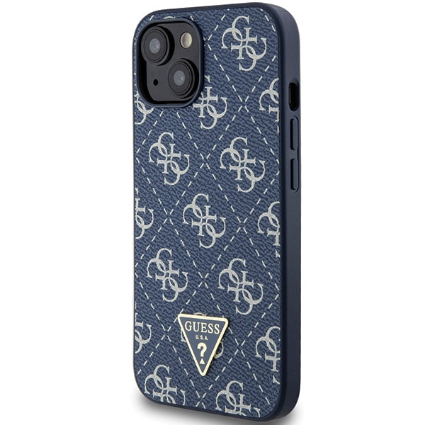 Guess 4G dėklas iPhone 15 Plus / 14 Plus – mėlynas