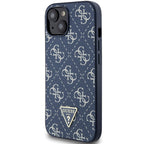 Guess 4G dėklas iPhone 15 Plus / 14 Plus – mėlynas