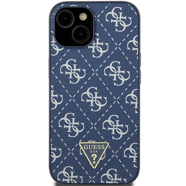 Guess 4G dėklas iPhone 15 Plus / 14 Plus – mėlynas