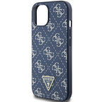 Guess 4G dėklas iPhone 15 Plus / 14 Plus – mėlynas