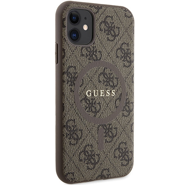 Guess MagSafe dėklas iPhone 11/XR – rudas -- iPhone 11