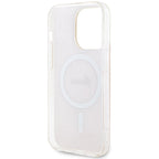 Guess MagSafe dėklas iPhone 15 Pro – rožinis