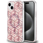 Guess MagSafe dėklas iPhone 15 Plus / 14 Plus – rožinis