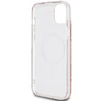Guess MagSafe dėklas iPhone 15 Plus / 14 Plus – rudas