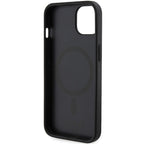 Guess GCube Stripes MagSafe dėklas iPhone 15/14/13 – juodas