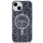Guess MagSafe dėklas iPhone 15/14/13 6.1" – juodas