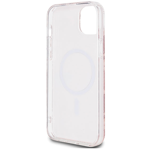 Guess MagSafe dėklas iPhone 15/14/13 – rožinis