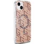 Guess MagSafe dėklas iPhone 15/14/13 (6,1") – rudas