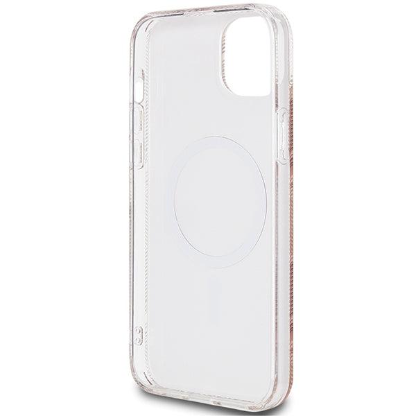Guess MagSafe dėklas iPhone 15/14/13 (6,1") – rudas